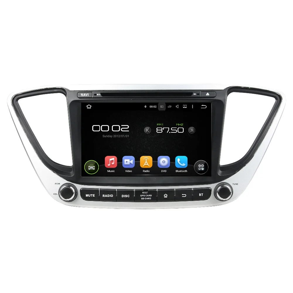 otojeta font b car b font dvd player for HYUNDAI Verna 2017 ACCENT SOLARIS octa core