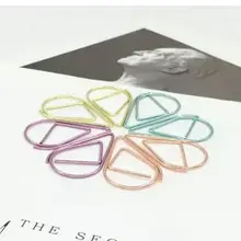 Южная Корея креативные канцелярские металлические каплевидные закрепить зажим для бумаги