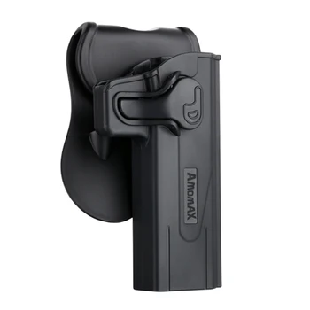 

Amomax Adjustable Tactical Holster for M&P Compact - Right-handed Black(Standard only with waist plate, no other accessories)