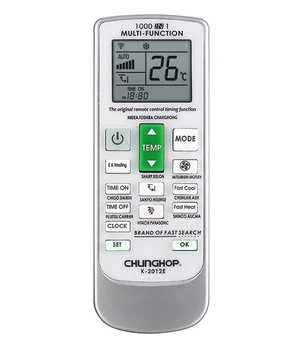 

100pc/Lot Original CHUNGHOP K-2012E Universal A/C Remote Control 1000 in 1 Multi Function Remote for Air Conditioner Retail Pack