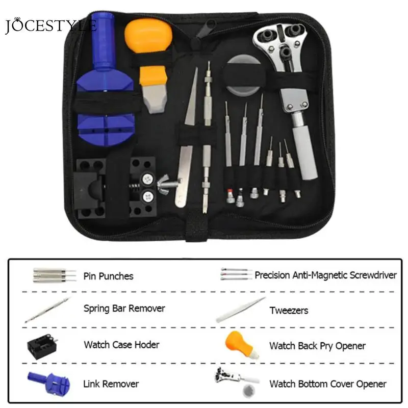 

13pcs Watch Back Pry Opener Spring Bar Remover Screwdriver Repair Tool Kit Watchmaker Repair Tool Parts