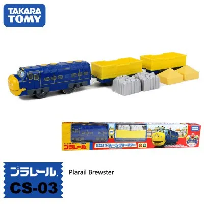Takara Tomy Plarail Chuggington CS 03 Брюстер Электрический моторизованный игрушечный поезд