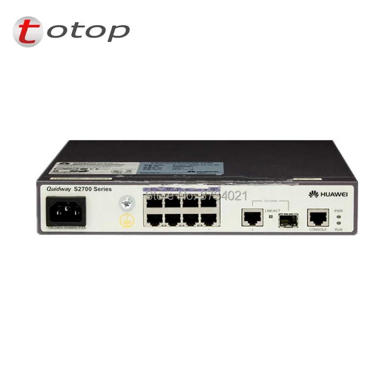 

Huawei S2700 Series Fiber Optical 8 Port Ethernet Switch S2700-9TP-SI-AC