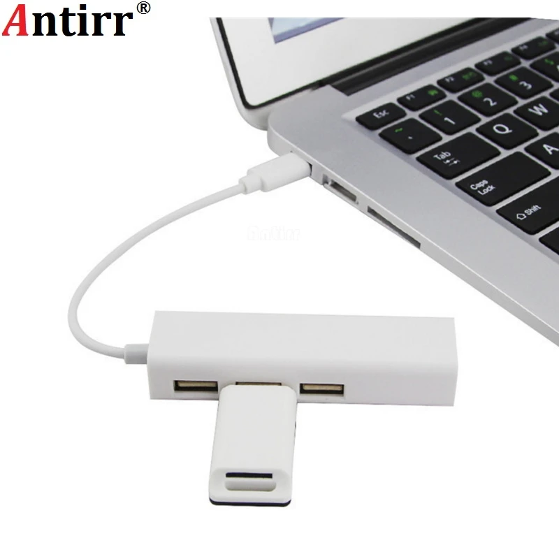 Antirr 3 Порты и разъёмы USB 3,0 концентратор Тип usb C Male к RJ45 Gigabit Ethernet cетевой адаптер LAN для NokiaN1 Другое Тип-C Порты и разъёмы устройства