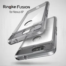 Original Ringke Fusion for Google Nexus 6P Case Ultra-thin Military Drop Protection Clear Slim Cover Cases for Huawei Nexus 6P