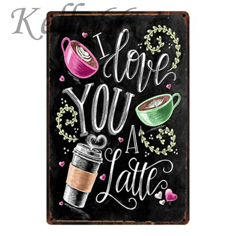 [ Kelly66 ] Tea Martini Mimosa Beer Tin sign Poster Home Decor Pub Wall Romantic Mural Painting 20*30 CM Size y-1016 | Дом и сад