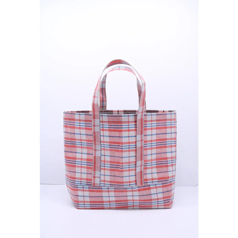 

Simple fashion woven bag exhibition hand bag supermarket shopping bag