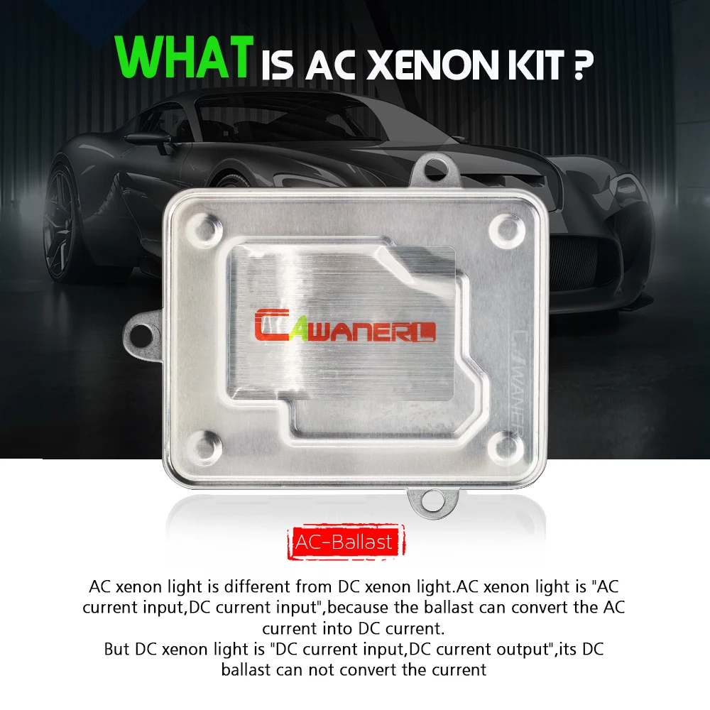 Cawanerl 55 Вт автомобильный ксеноновый светильник HID Kit тонкий балласт AC Лампа