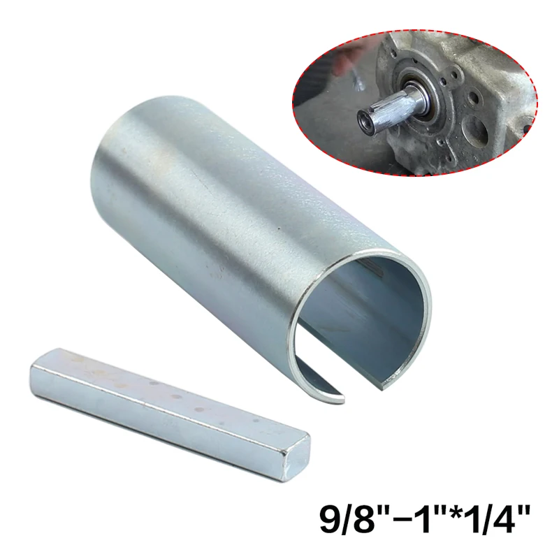 Gas Engine Pulley Adapter Sleeve | 1" To 1 1/8" Crank Shaft Extension - 6 Pack