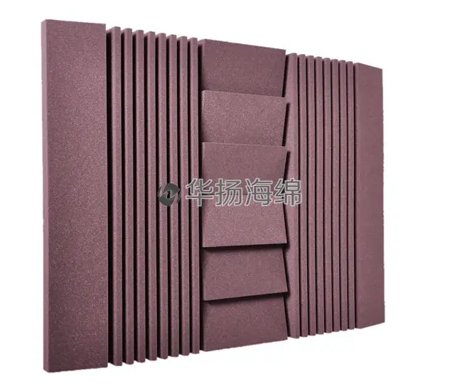 

Eliminating Reflected Standing Wave and Reducing Echo Reverberation Front Wall Side Wall Composite Acoustic Absorption Sponge