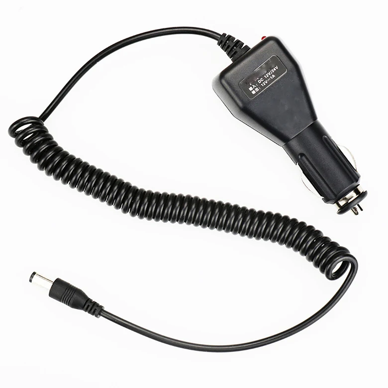 Car Charger Baofeng Walkie Talkie UV-5R UV-5RE Portable Radio Accessories Car Filling Lines 12V ~ 24V Rapid Charging (2)