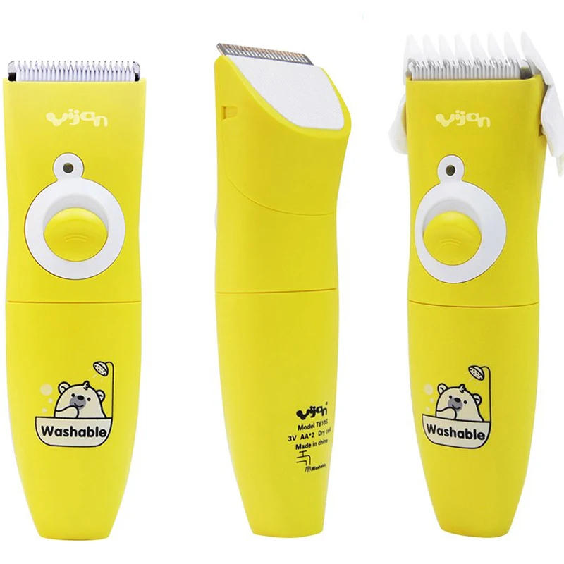 Дешево Yijan машинка для стрижки волос детский триммер для волос триммер для бороды Детский Электрический триммер для волос Машинка для стрижки воло...