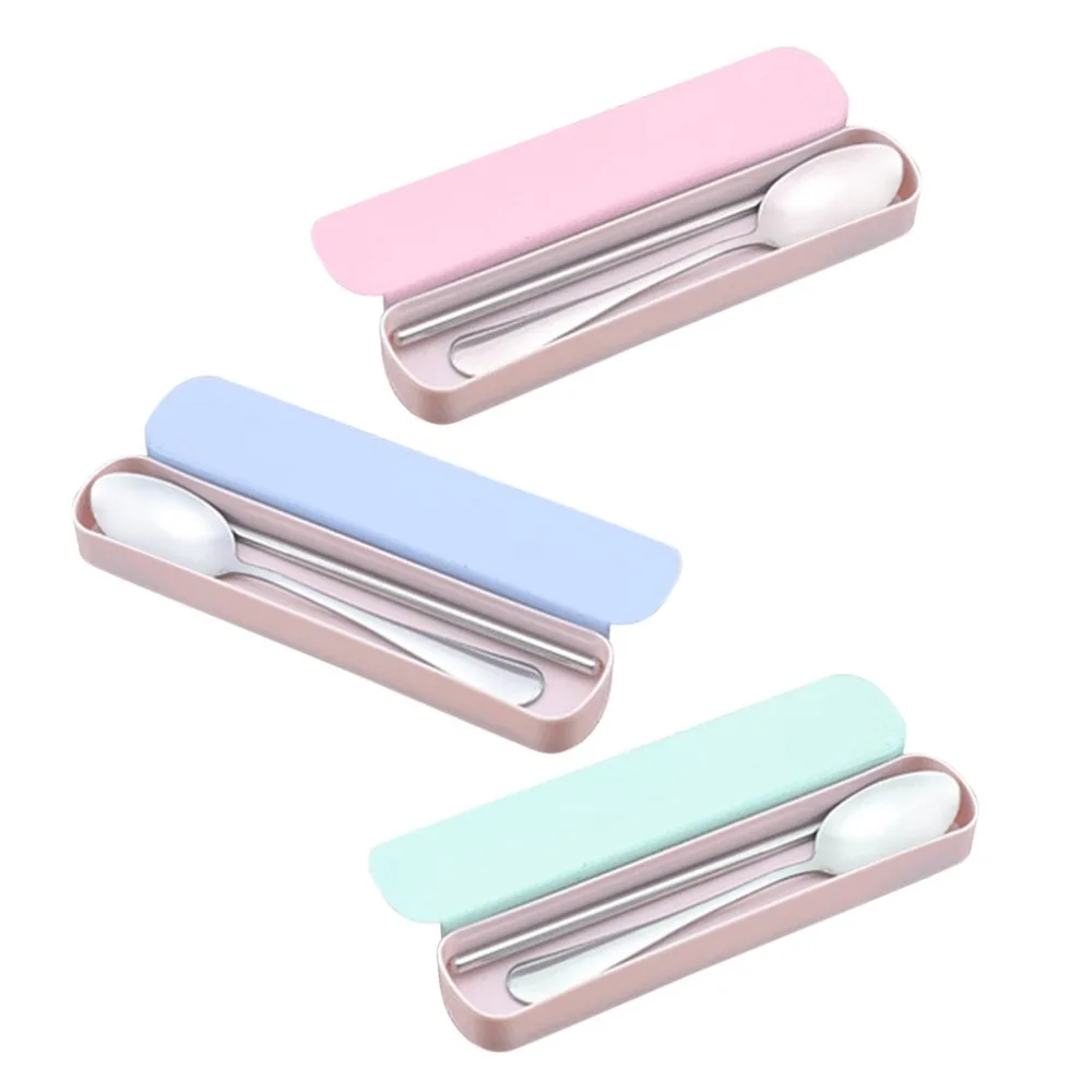 

Stainless Steel Dinnerware Set Dining Suit Portable Outdoor Cutlery Set Durable Well-polished Tableware Kitchen Accessary