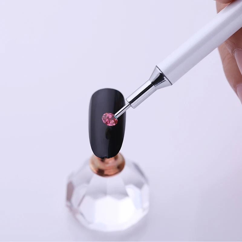 1PC Dual-ended Nail Rhinestone Dotting Pen Tool Gen Studs Picker Wax Pencil Manicure Nail Art Tool New Arrvial 5