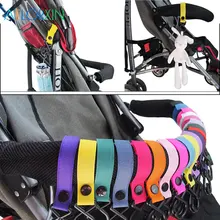 3Pcs/Lot Baby Strollers Plastic Hook Cup Holder 2 Hooks Nylon Pushchair Car Hanging Strap Portable Baby Stroller Accessories durable infant baby pushchair hangers outdoor convenient stroller length adjustable hooks for hanging exquisite design