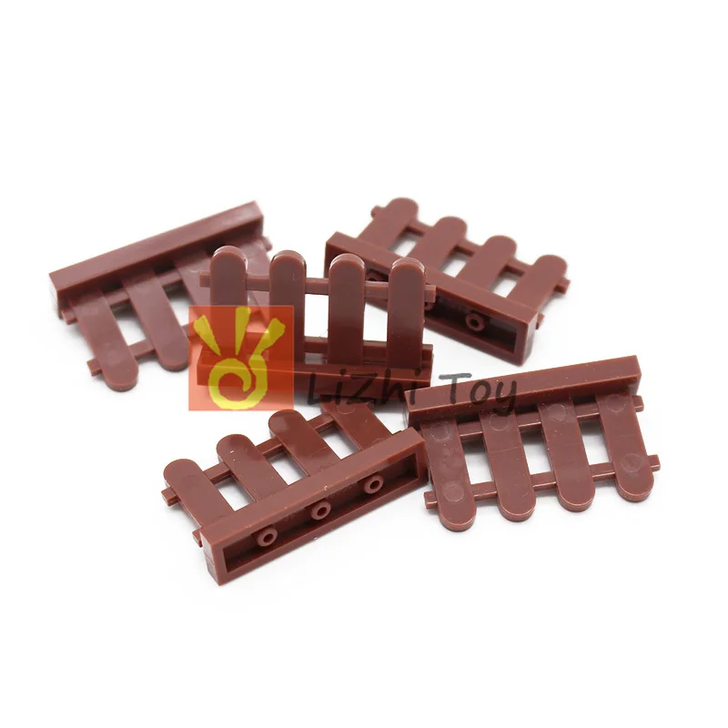 

Fence 1 x 4 x 2 Paled (Picket) 33303 DIY Building Enlighten Block Bricks Compatible Particles Street View