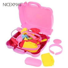 19 шт. детские инструменты для доктора, портативные медицинские чемоданы, Обучающие игрушки, наборы аксессуаров для мальчиков, косплей для детей, малышей, девочек