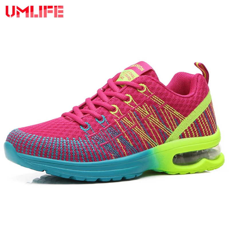 

UMLIFE Women's Cushioning Running Shoes Breathable Anti-Slippery Sport Shoes Ladies Light Sneakers Women Running Shoes Sports