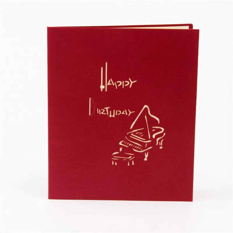  Handmade Birthday Greeting Card 3D Invitation Card for Birthday Wedding Party FPing - 33056721254