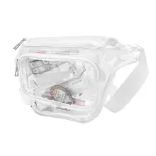 Прозрачный Модный водонепроницаемый дизайнерский чехол для телефона из ПВХ, кошелек, Женская поясная сумка, прозрачный кошелек для путешествий