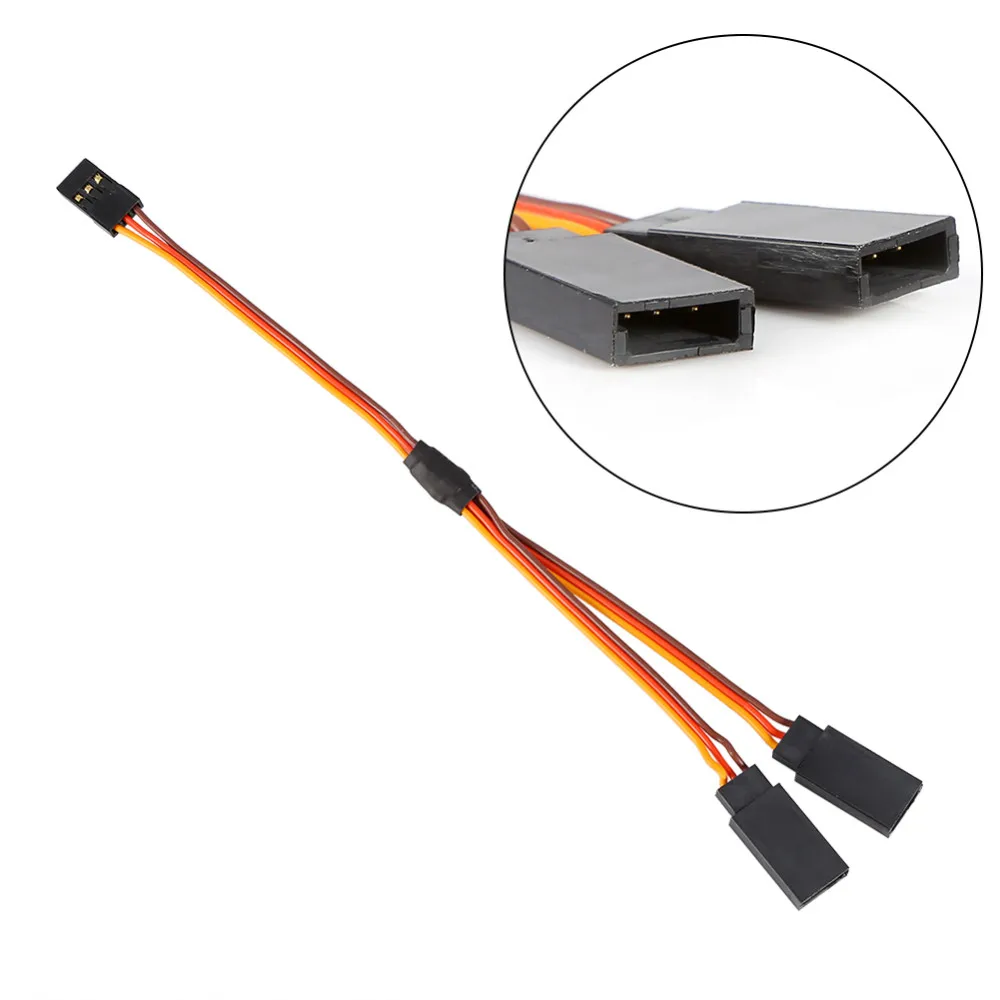 

1PCS/5PCS 300mm Servo Receiver Y Extension Cord Wire Cable Servo Extension Y Wire Cord Connectors Cable RC Accessory
