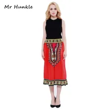 Mr hunkle стиль Африканский принт Высокая талия прямая юбка модные женские туфли традиционные африканские Юбки для женщин халат африканского Femme