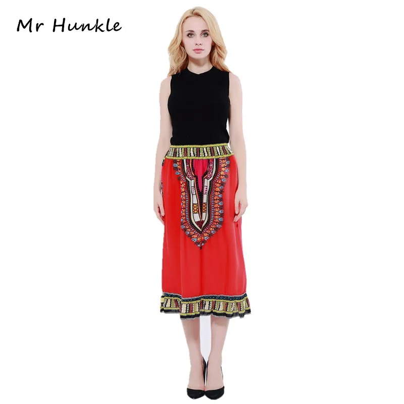 

Mr Hunkle New Style African Print High Waist Straight Skirt Fashion Women Traditional African Skirts robe africaine femme 2017
