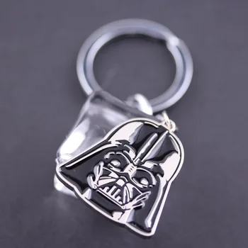 

FREE shipping by FEDEX 100pcs/lot 2016 Newest Hot Metal Zinc Alloy Star Wars Darth Vader Key Chains Keyrings for Gifts