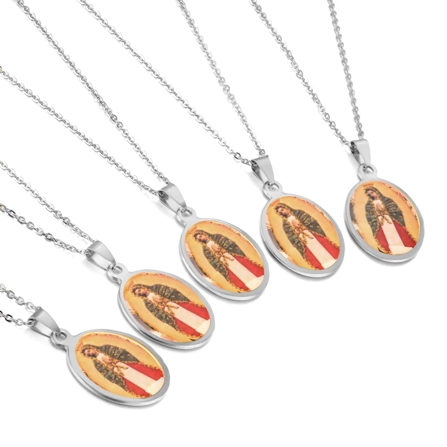 LUXUKISSKIDS 316L ожерелье из нержавеющей стали Подвеска для женщин Jewelry 107801G|Ожерелья с