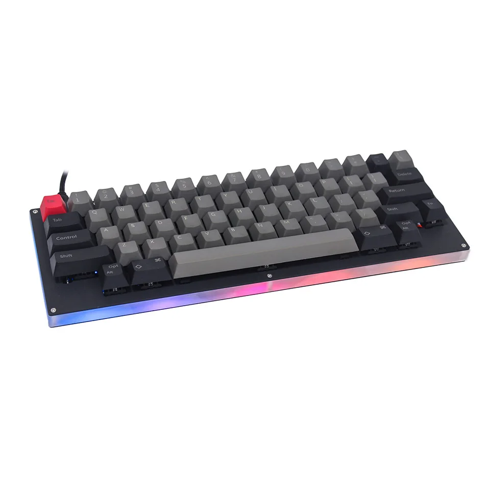 Teclado Mecânico para Interruptores Layout mx Impressão Superior Perfil Oem Cereja Pbt - Imagem 4