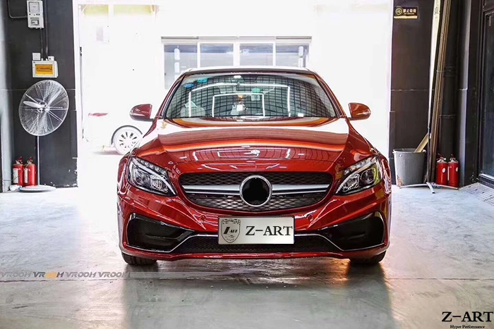 Комплект из ПП пластика для тюнинга кузова Mercedes Benz C CLASS W205 2015-2017 Carlson body kit |