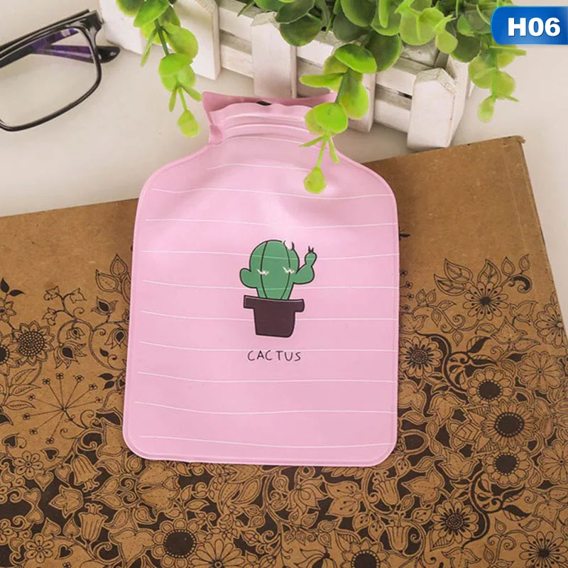 H06 1 шт прекрасный мультфильм рука по бутылка для теплой воды мини для хранения бутылок с горячей водой портативный ручной подогреватель девушки карманные ручной ноги грелки - Цвет: H06