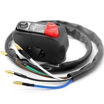 

On/Off Motorcycle Button Switch Motorbikes 7/8inch Handlebar ABS Start