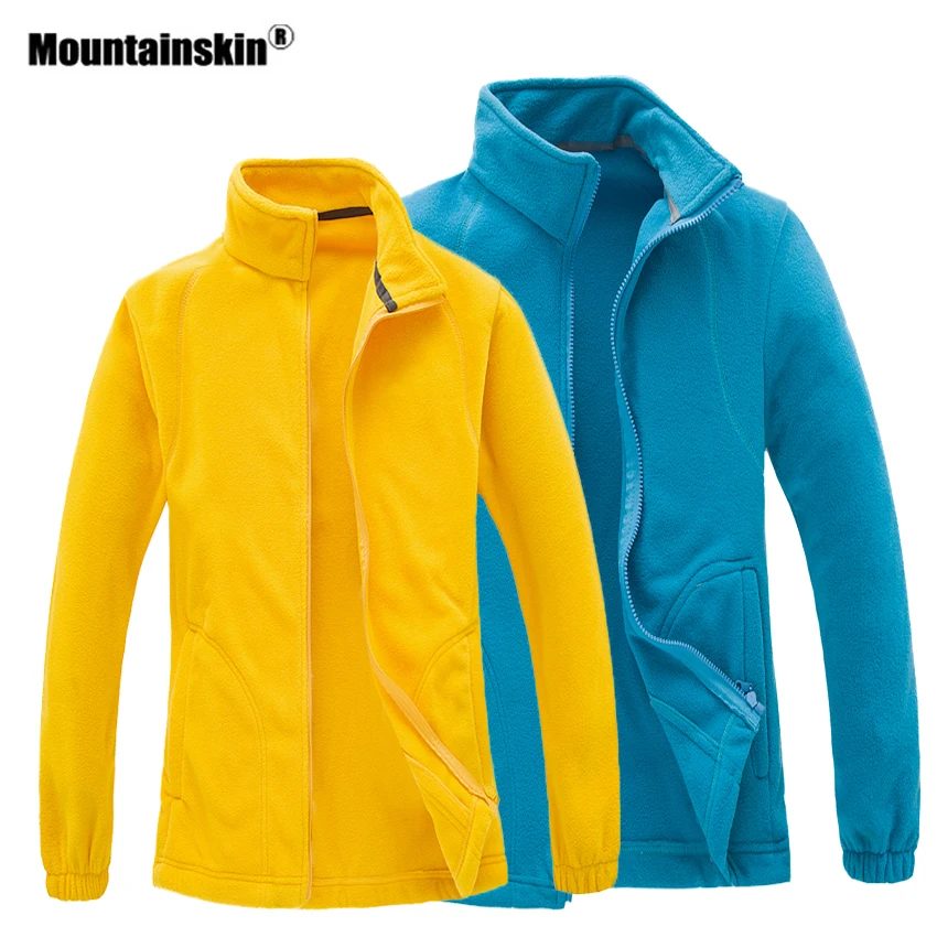 Kopen Mountainskin Mannen Vrouwen Winter Fleece Jassen Outdoor Sport Thermische Windjack Wandelen Trekking Ski euml;n Vissen Merk Jas VA348