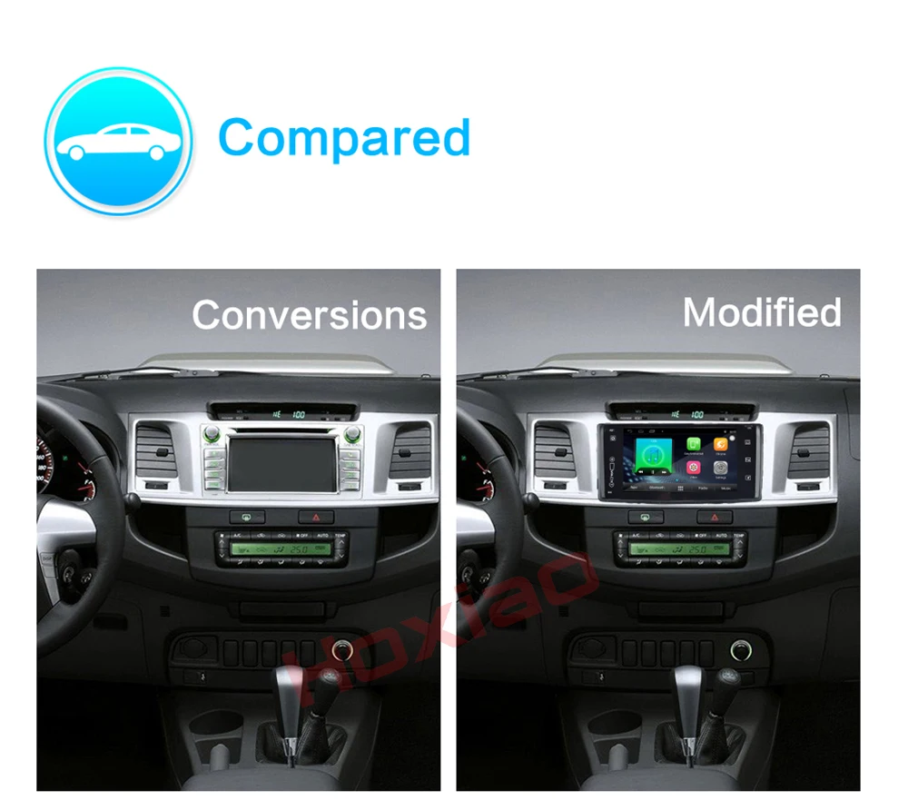 Flash Deal Hoxiao Android 8.1 for Toyota HILUX 2008-2014 GPS HD multimedia player map navigation WIFI ROS BT no DVD 7 inch oneDIN car radio 1