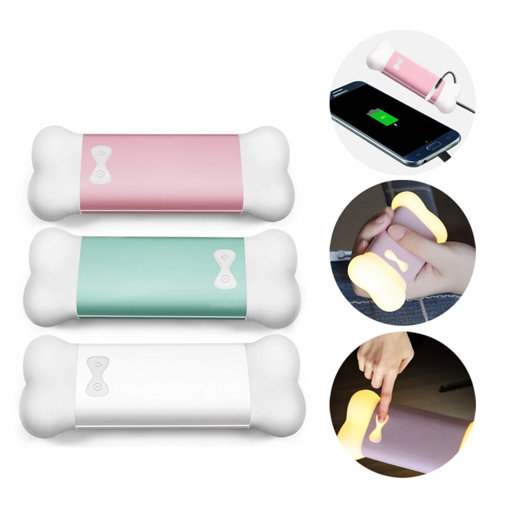 

Rechargeable Hand Warmer 3 in 1 Double-side USB Hand Warmer Charger Night Light Heating Pocket Warmer Portable Hand Warm