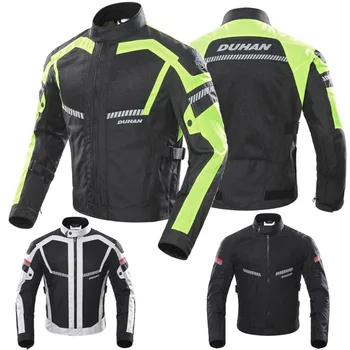

Summer Mesh Breathable New DUHAN Motorcycle Riding cloth jacket Men's Locomotive cloth safety Protective Moto Knight eauipment