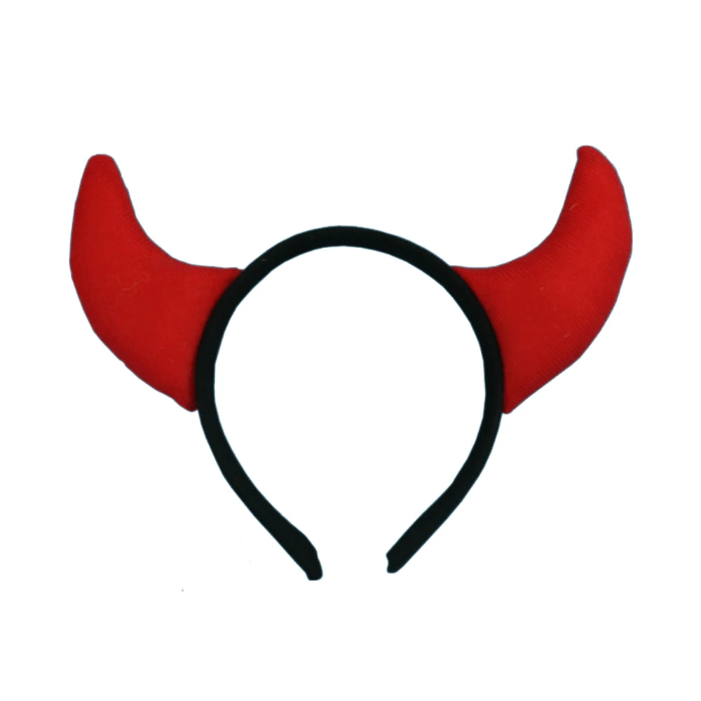 5pcs Devil Horn Ear HoopHairband Headband Halloween Party Props Ears