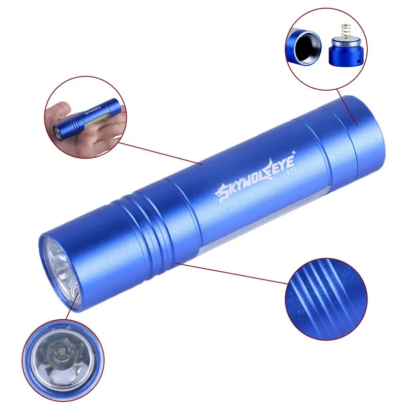 Уличный XPE + SMD 4 режима COB светодиодный фонарик AA/14500 супер яркий 18650 nitecore #