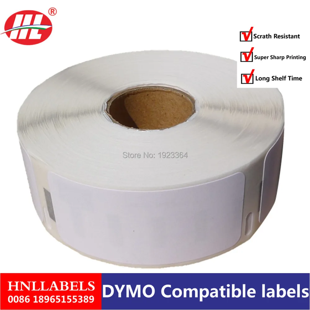 Dymo 11355 этикетка 19 мм * 51 500 шт./Roll совместимый для LabelWriter400 450 450 турбо принтер Seiko SLP 440 450