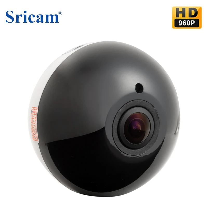 

Sricam SP022 Dome Fisheye IP Camera 960P HD 360 Degree Mini WiFi Wireless Camera 1.3MP Network Home Security IR Panoramic Camera