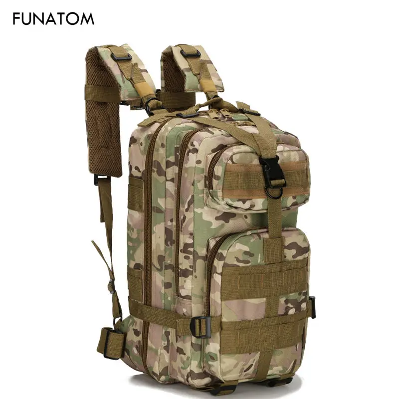

Men Military Tactical Backpack 30L Camouflage Outdoor Sport Hiking Camping Hunting Bags Women Travelling Trekking Rucksacks Bag