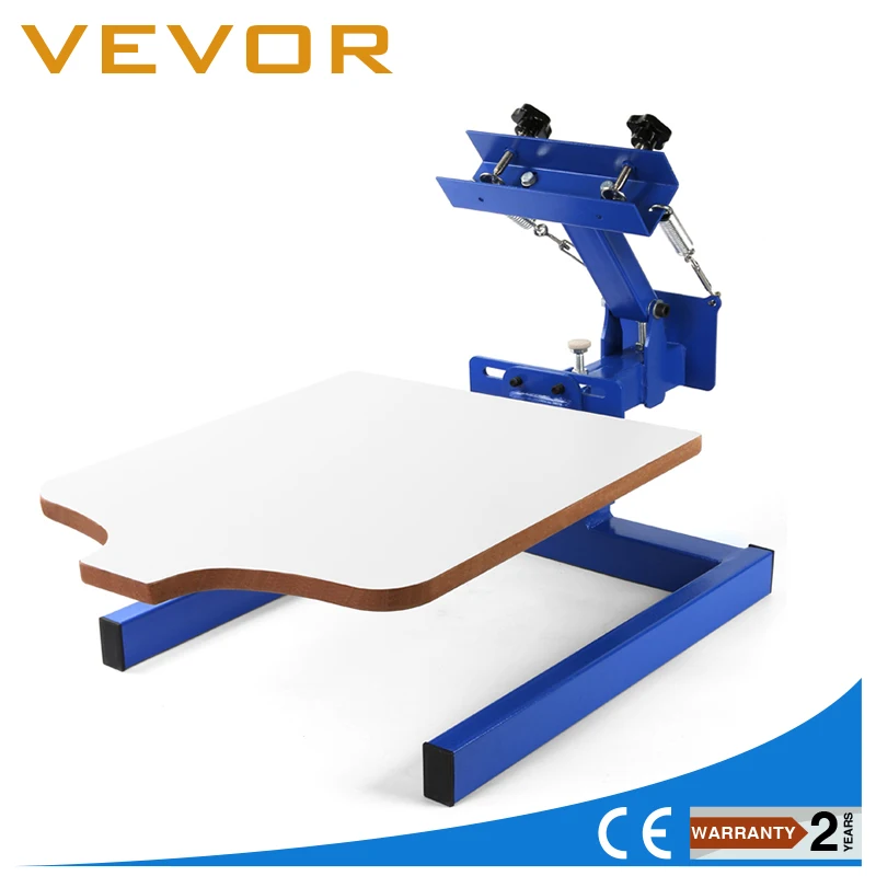 

Screen Printing Machine 1 Color Silk Screen Printing Machine 1 Station Screen Printing Press Double Spring T-shirt Press DIY (