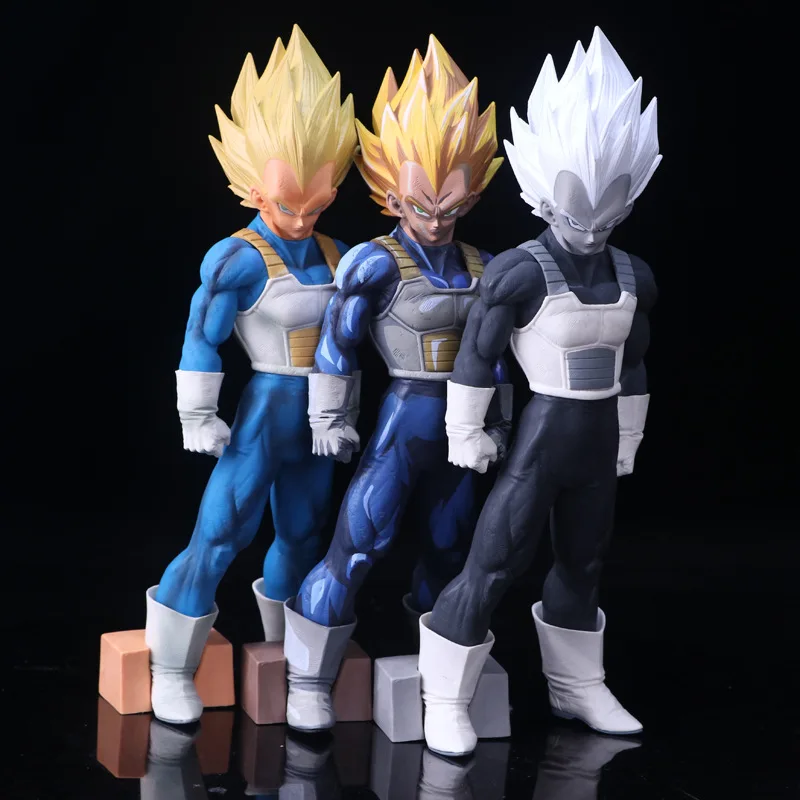 

ZXZ 33cm Anime Dragon Ball Z Super Saiyan Vegeta Son Gohan Action Figures Master Stars Dragonball Figurine Collectible Model Toy