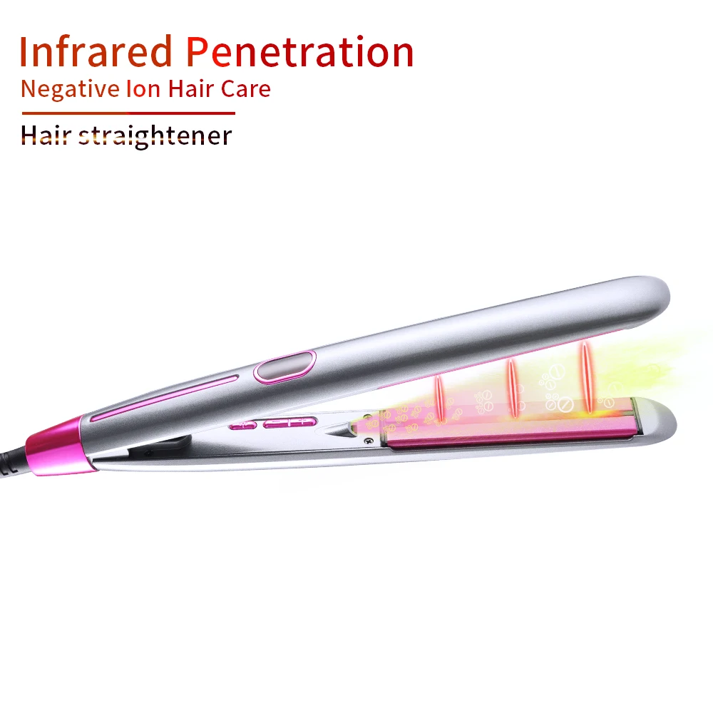 

IRUI Infrared Nagative Ion Hair Care Professional Ceramic hair straightener ionic flat iron