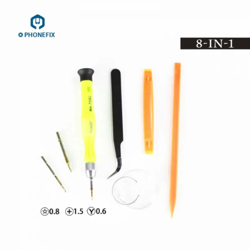 PHONEFIX 8 IN 1 Cellphone Opening Repair Tools Kit LCD Screen Opening