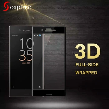 

Soaptree Tempered Glass For Sony Xperia X Compact XA1 XA1 Plus XZ XZS 3D Curved Full Cover Tempered Glass