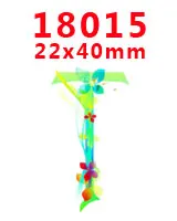 30 шт мультфильм персонаж плоское украшение из смолы PR 18806 - Цвет: 18015