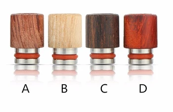 

Sailing electronic cigarette 510 wooden drip tips stainless core pure handmade real wood 510 tank atomizer 10pcs wholesale