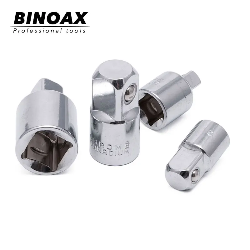 

BINOAX 4pcs/set Ball Lock Ratchet Socket Adapter Reducer Converter Tool 1/4" 3/8" 1/2"